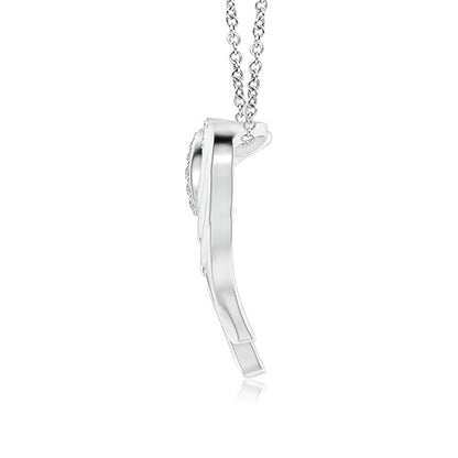 Swarovski Meleğimin Kanatları Gümüş Kolye