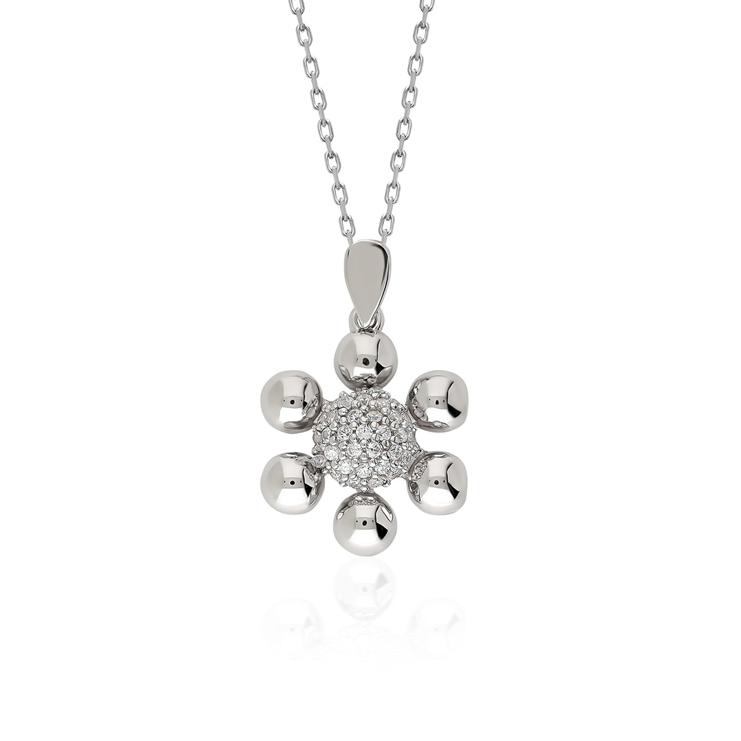 Swarovski Işıldayan Çiçeğimsin Kadın Kolye