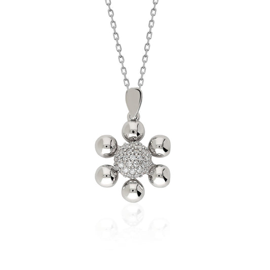 Swarovski Işıldayan Çiçeğimsin Kadın Kolye