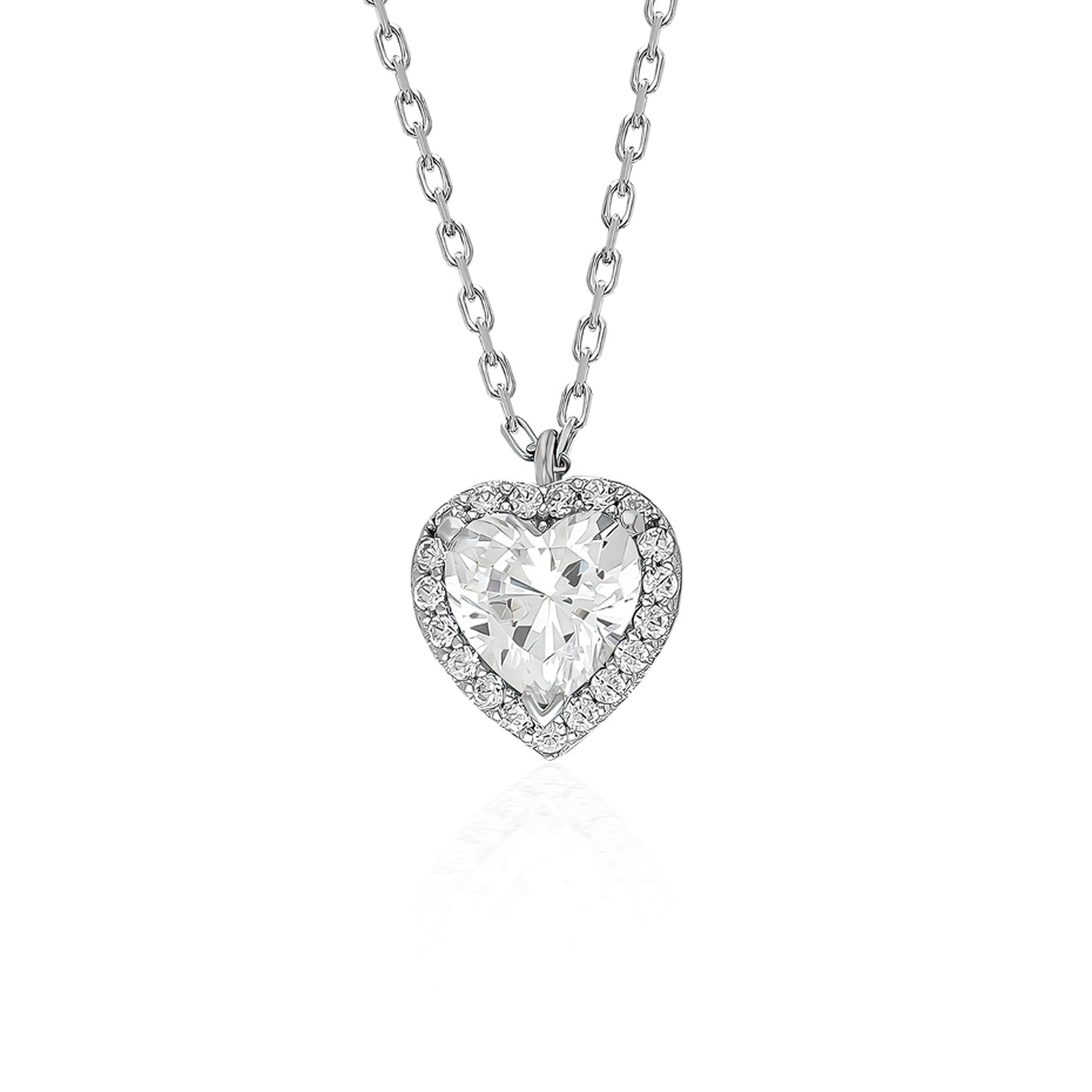 Swarovski Tam Tur Tek Taş Kadın Kolye