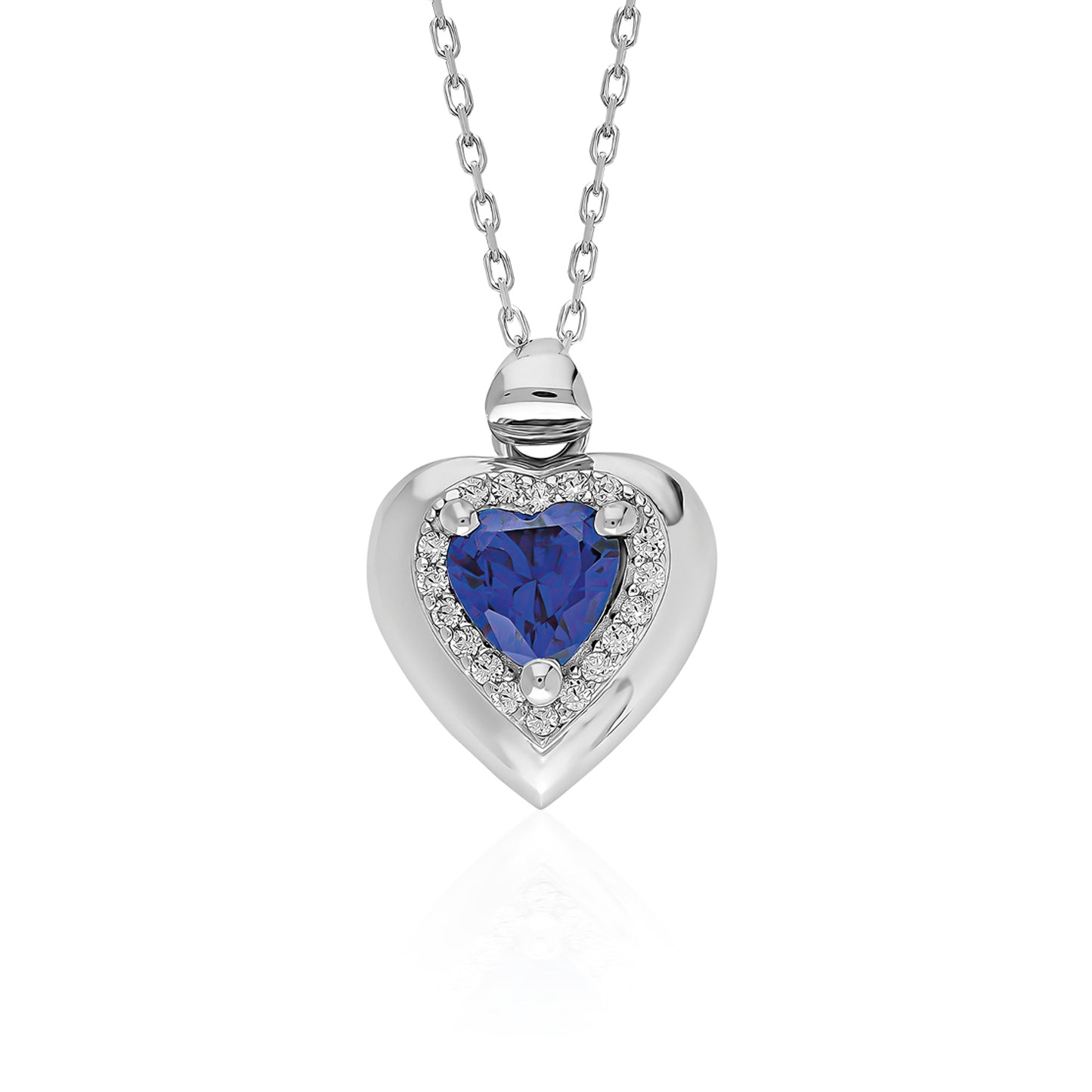 Swarovski Okyanusun Kalbi Topaz Tam Tur Kadın Kolye