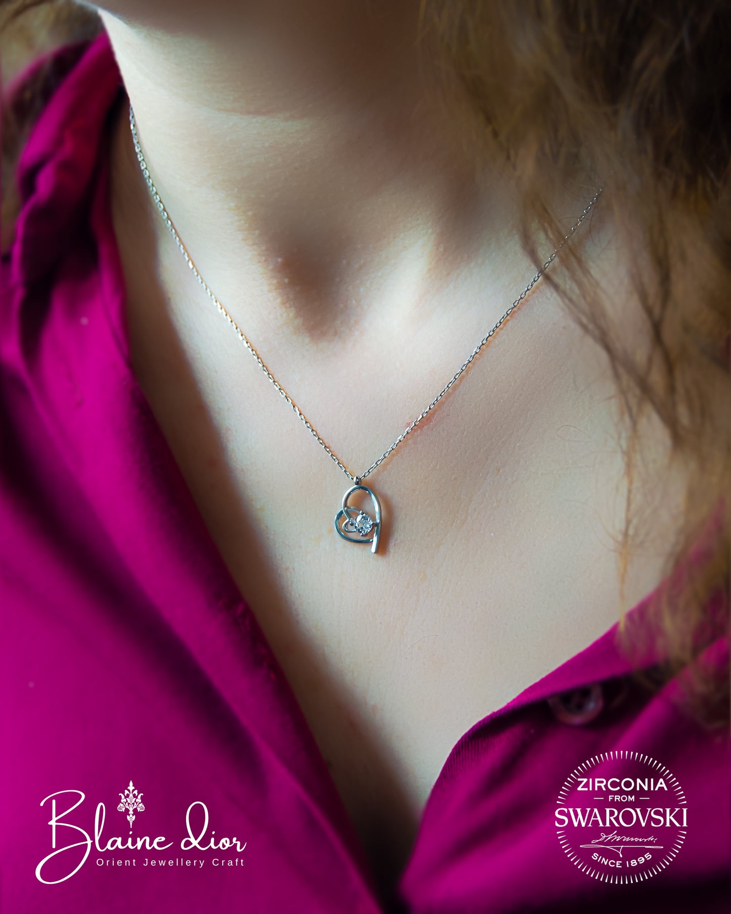 Swarovski Aşkın İmzası Gümüş Kolye