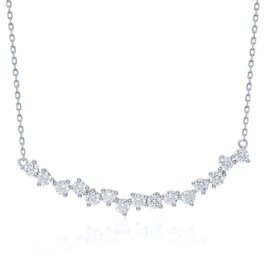 Swarovski Zirconia 15 Taş Kadın Kolye