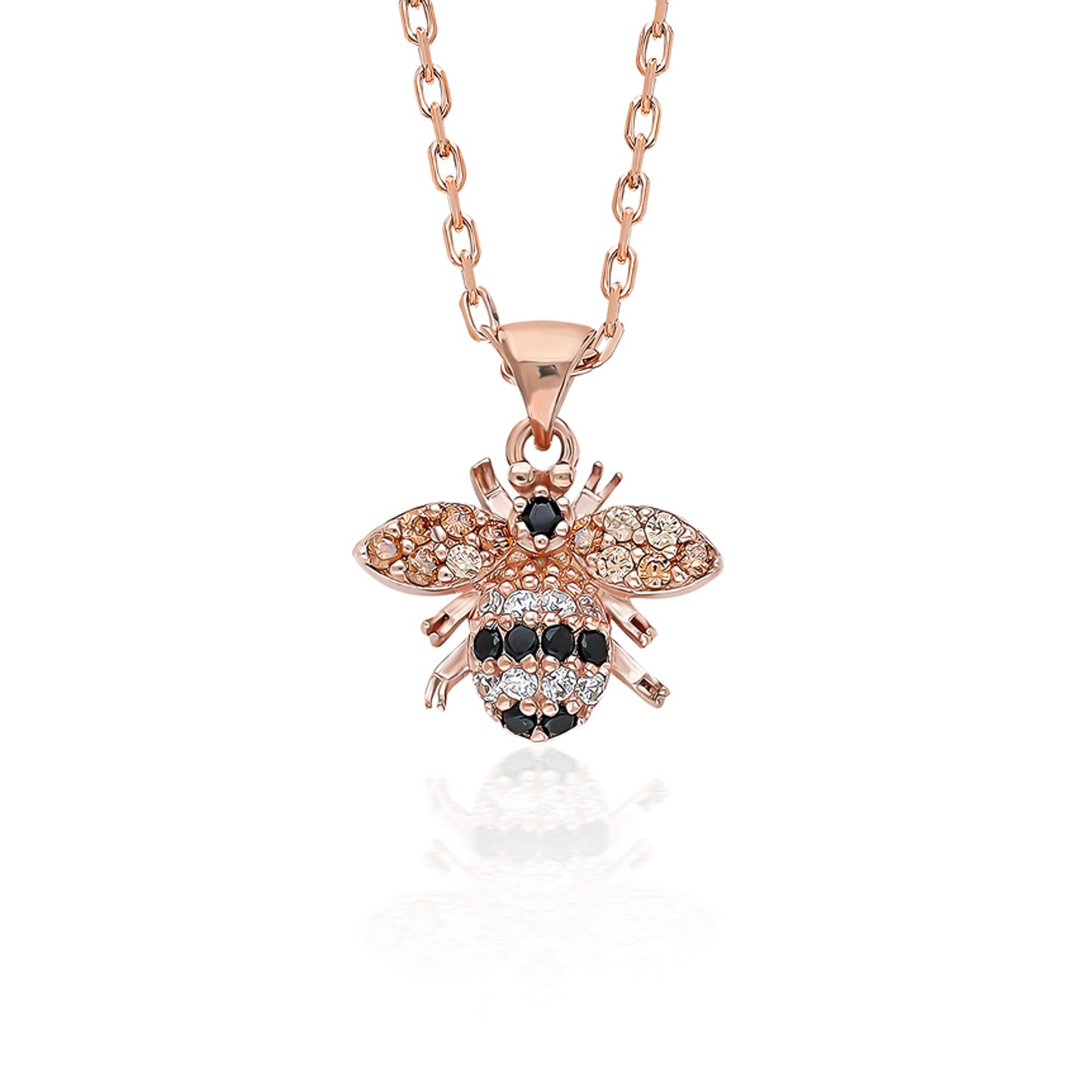 Swarovski Zirconia Arı Temalı Kadın Kolye