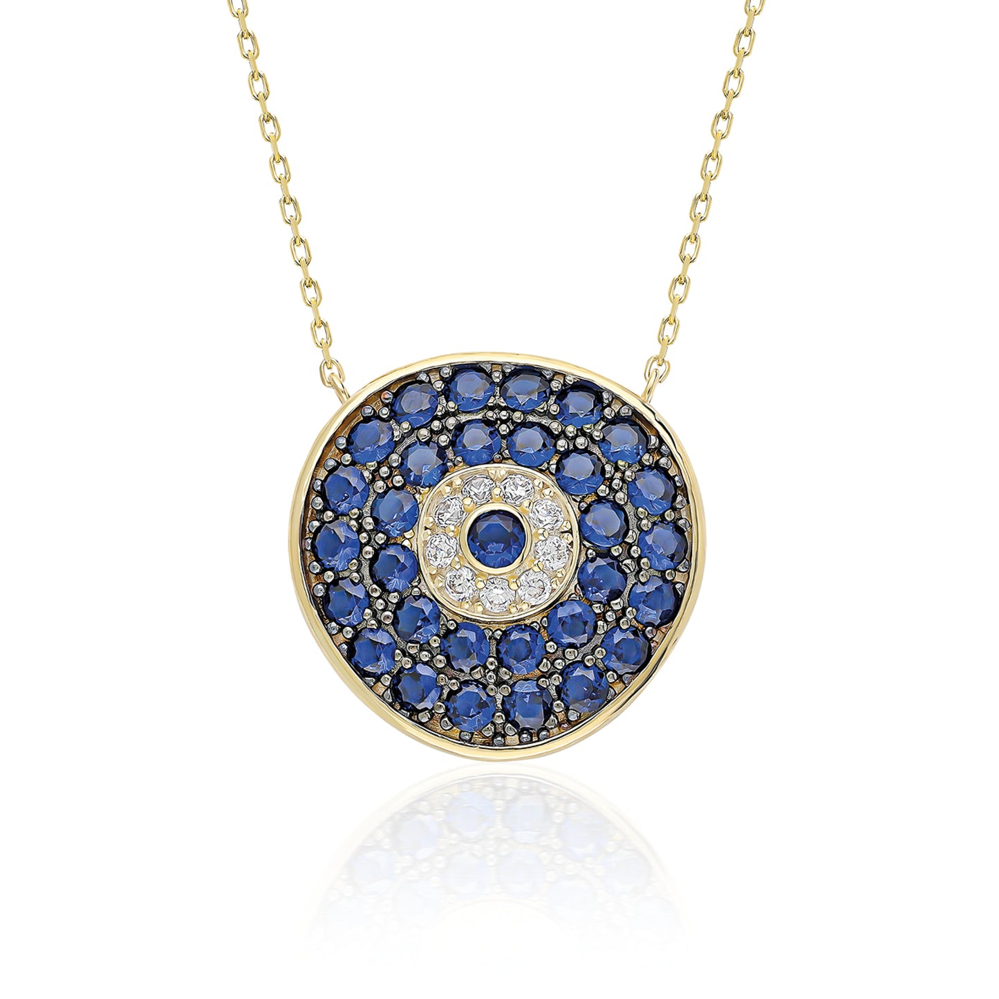 Swarovski Zirconia Bohem Nazar Kadın Kolye