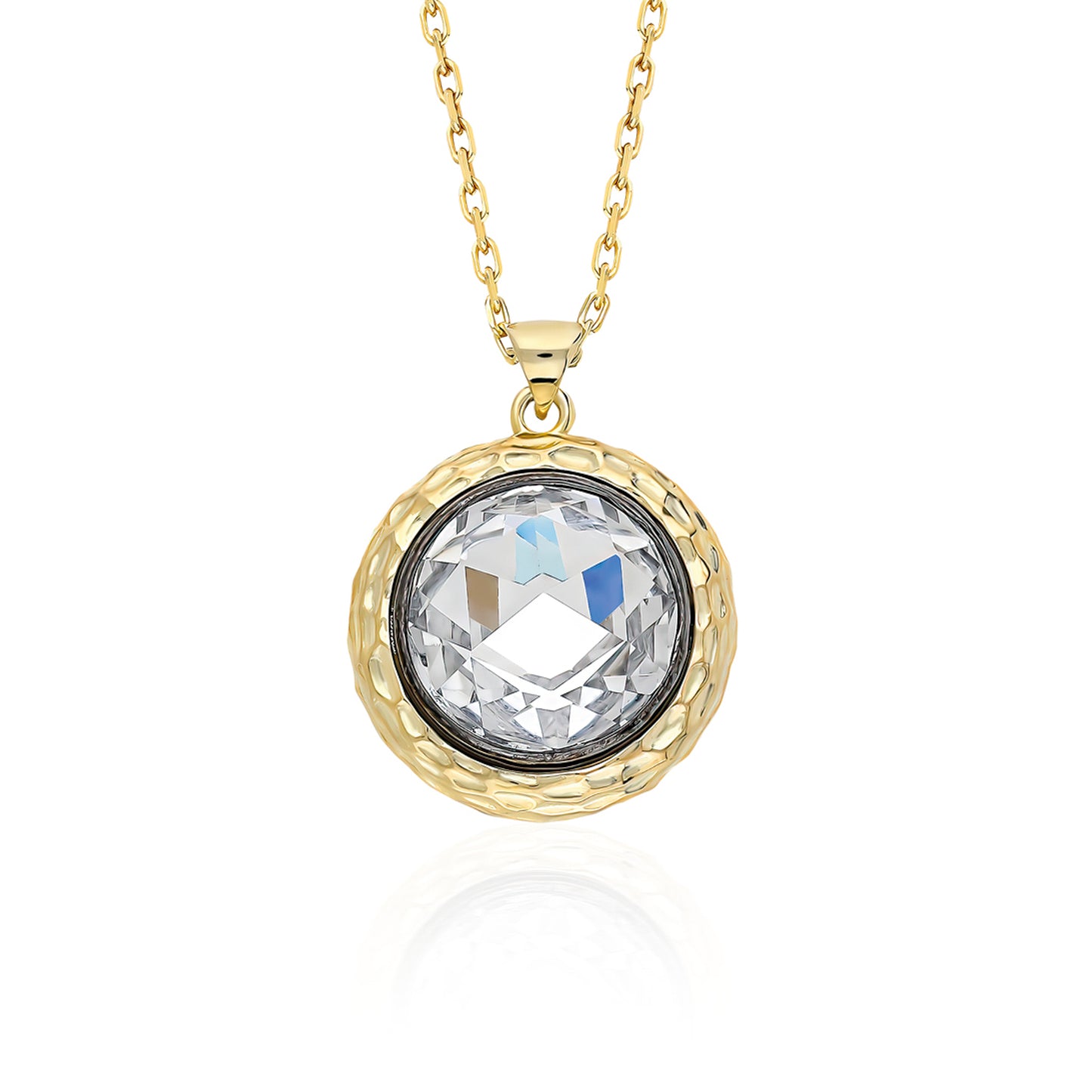 Swarovski Zirconia Bohem Tek Taş Kadın Kolye