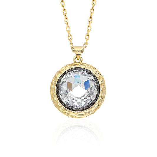 Swarovski Zirconia Bohem Tek Taş Kadın Kolye