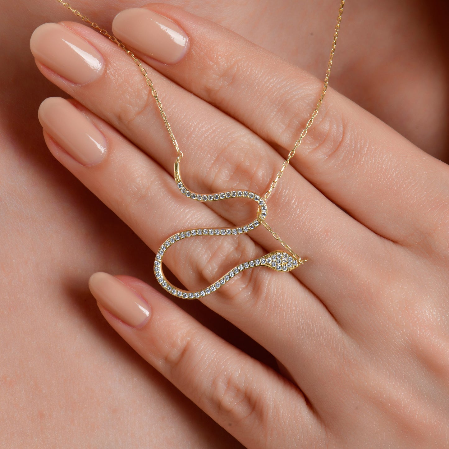 Swarovski Zirconia Serpens Kadın Kolye