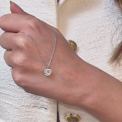 Swarovski Tam Tur Tek Taş Kadın Kolye
