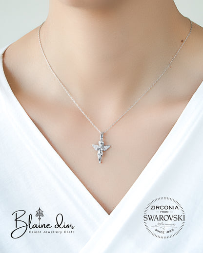 Swarovski Aşk Meleği Gümüş Kolye